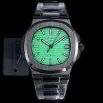 AET Factory PATEK PHILIPPE 9015 Tiffany 5711 Black Ceramic Watch Steel Case Watch
